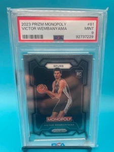2023-24 Panini Prizm Monopoly - #81 Victor Wembanyama (RC) PSA 9 come nuovo - Foto 1 di 2