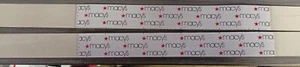 2X PAD of 25 Macy's Tape Handles, Strong Adhesive, Carrying Straps, 10lbs - Picture 1 of 2