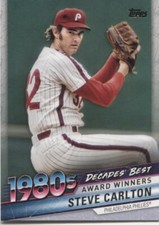 STEVE CARLTON 2020 Topps Update   Decades' Best - PHILADELPHIA PHILLIES- #DB-39