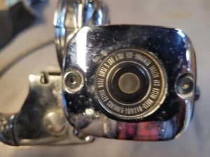 Harley Davidson 09 CVO front brake master cylinder 9/16 braided line chrome - Picture 1 of 4