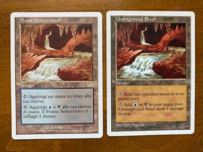 Underground River, X2 - 5th Ed. English, 6th Ed, Italian - mint - Image 1 of 2