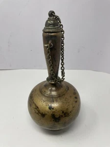 Original Old Antique Hand Crafted Fine Engraved Brass Surai Water Pot NH7024 - Picture 1 of 8