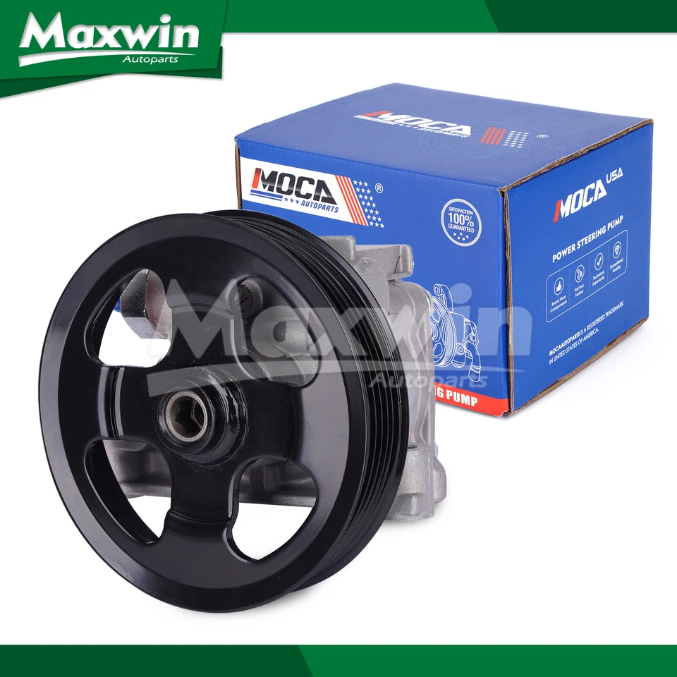 Power Steering Pump w/ Pulley Fit 2007-2012 Mazda CX-7 & 2007 Mazda 6 2.3L - Image 1 of 4