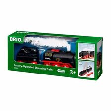 BRIO 33884 Batterie-Dampflok mit Wassertank Spielzeug - Schwarz/Rot