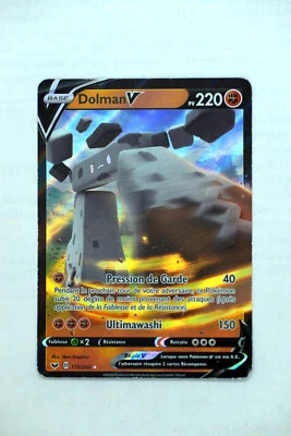 🇲🇫Pokemon Stonjourner V - 115/202 Ultra Rare Sword & Shield Base 2020 Dolman V - Image 1 of 2