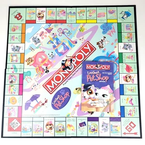 MONOPOLY LITTLEST PET SHOP Replacement Parts: Game Board and Instruction Manual - Picture 1 of 7