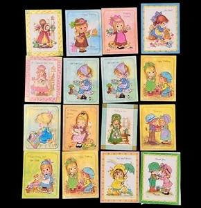 LOT OF 16 Vintage STEPH BLESSED HELPERS Kid Multiple Occasions Cards + Envelopes - Picture 1 of 6