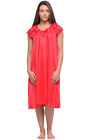 Casual Nights Women's Cap Sleeve Rose Satin Nightgown