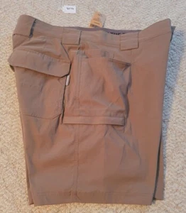 Duluth Trading Flex Dry On The Fly Cargo Shorts 38 X 9 Med. Brown 46206 NWT 8076 - Picture 1 of 11