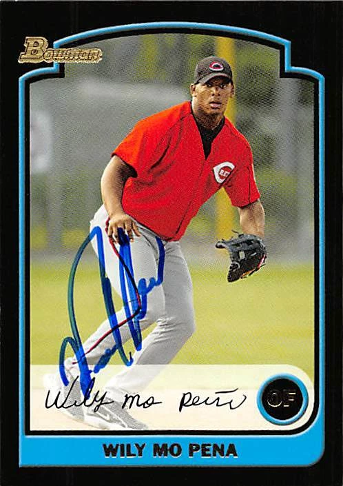 Wily Mo Pena autographed baseball card (Cincinnati Reds, FT) 2003 Bowman #161 - Image 1 of 1
