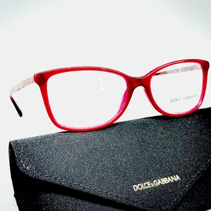 Dolce & Gabbana DG 3219 2681 Unisex Eyeglasses Red 55-16-140mm Original 100% - Picture 1 of 7