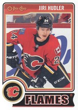 2014-15 O-Pee-Chee Calgary Flames Hockey Card #66 Jiri Hudler