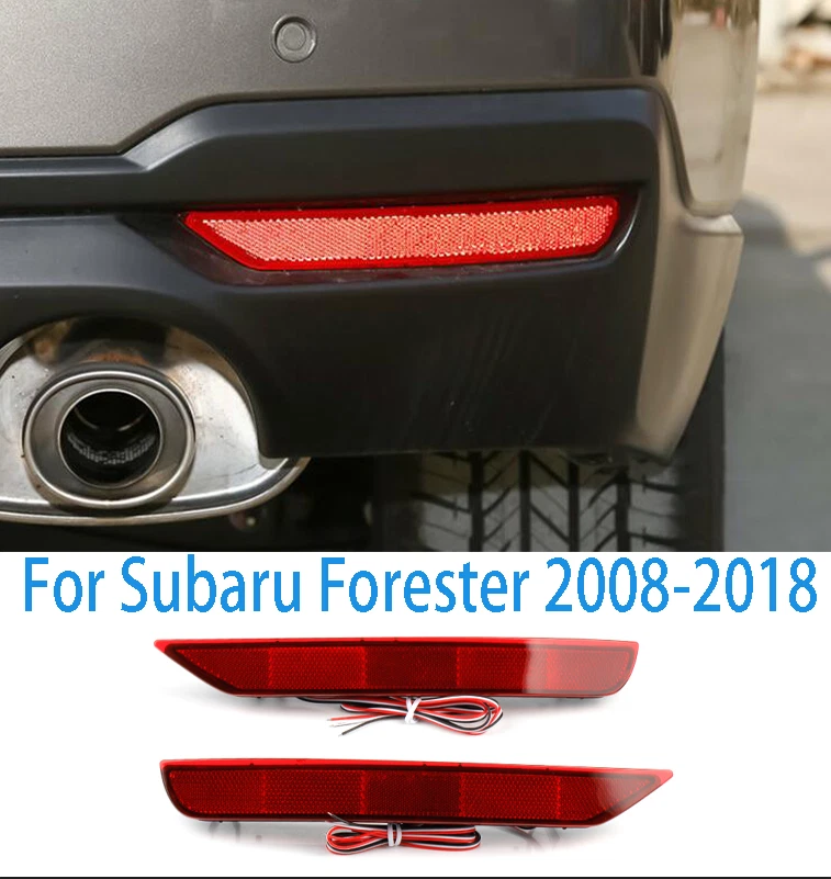 Reflector de luz de freno luz antiniebla LED para parachoques trasero para Subaru Forester 2008-2018 Foto 1 de 4