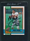 1990 Topps #405 Mark Carrier Buccaneers Signed Auto *B7840