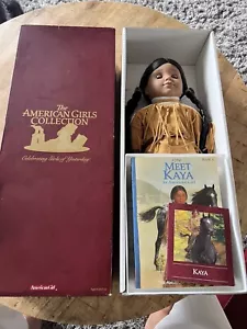 Nib American Girl Pleasant Company Kaya Doll Book Pamphlet Burgandy Box 18” - Picture 1 of 6