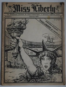 Livre  LES AVENTURES DE MISS LIBERTY - N°1 - Jean Lagarrigue  - 1974 - Picture 1 of 6