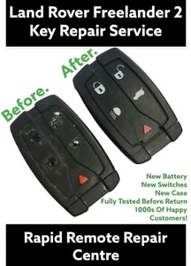 Servicio de reparación de llaveros Land Rover Freelander LR2 + batería/estuche recargable - Imagen 1 de 1