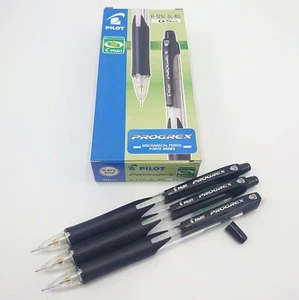 Pilot Progrex Mechanical Pencils Black Super Grip 0.5mm + FREE LEADS Stationery - Picture 1 of 5