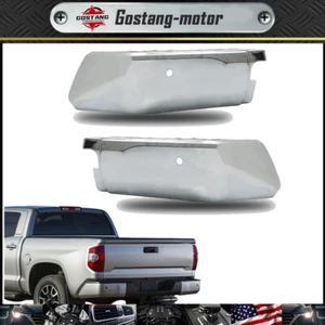 Fit For Toyota Tundra 2014-2021 Driver and Passenger Side Rear Bumper End Chrome - Picture 1 of 12
