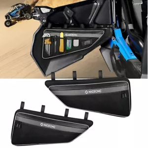 NICECNC UTV Lower Door Storage Bags For Polaris RZR XP 4 1000 Turbo S 2014-2024 - Picture 1 of 10