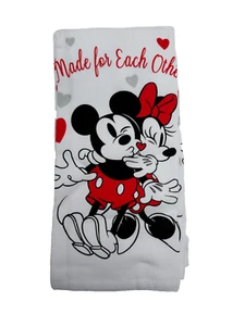 Disney Mickey & Minnie Mouse Juego de 2 Toallas de Cocina "Hechas el Uno para el Otro" NUEVO - Imagen 1 de 9