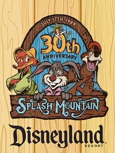 Disneyland Resort Splash Mountain 30th Anniversary Poster Brer Rabbit Fox Bear - Bild 1 von 3