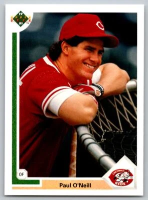 1991 Upper Deck #133 Paul O'Neill     Cincinnati Reds - Image 1 of 2