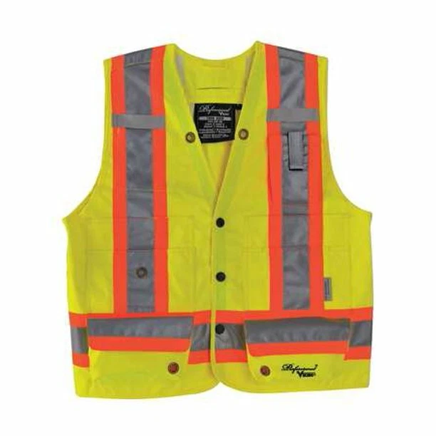 Chaleco de seguridad topógrafo profesional de alta visibilidad VIKING U3995G clase 2 Foto 1 de 1