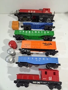 Lionel O Gauge Model Railroad Yard Chief Soo Diesel Switcher & Freight Cars - Picture 1 of 9