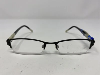 Marco de gafas Kenneth Cole Reaxtion KC708 48-18-135 negro medio borde -O76 Foto 1 de 4