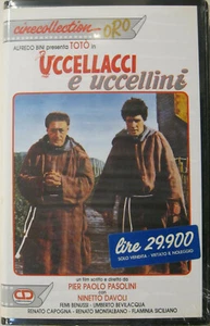 PIER PAOLO PASOLINI "UCCELLACCI E UCCELLINI" vhs sigillato. no noleggio - Picture 1 of 2