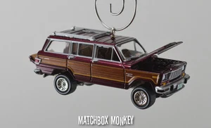 Vintage Style 1981 Custom AMC Jeep Wagoneer Limited 4x4 Christmas Ornament 1/64 - Picture 1 of 12