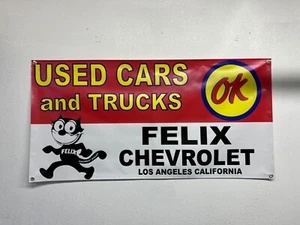 Chevrolet ok used cars 13 oz Banner 2ft x 4ft - Picture 1 of 2