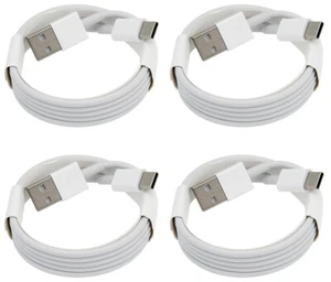 4Pcs 2M 6Ft USB 3.1 USB Type "C" Data & Fast Charging Cable Samsung & More! 4x - Picture 1 of 9