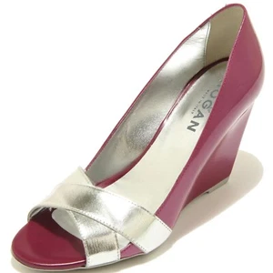 7009F decollete spuntata donna HOGAN zeppa h 227 fasce incrociate shoes women - Foto 1 di 4