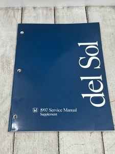 1997 Honda del Sol Service Manual Supplement P/N 61SR204 OEM - Picture 1 of 2