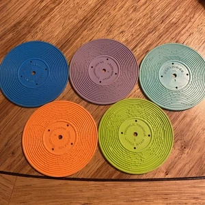 Vintage Lot of 5 Fisher Price Replacement Records Music Box - Picture 1 of 12