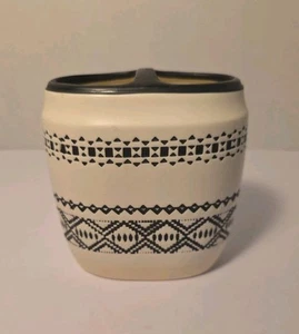 Bath Toothbrush Holder Boho Chic Toothbrush Holder Black, Ceramic, Adult - Picture 1 of 5