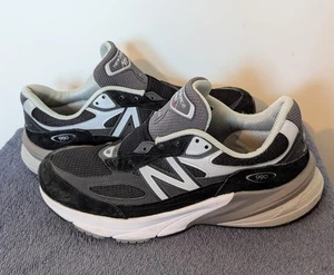 New Balance 990v6 Made In USA Black Womens Size 9.5 B W990BK6 Sneakers - Picture 1 of 9