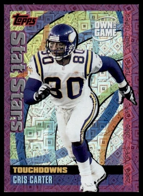 2000 Topps Own the Game #OTG29 Cris Carter Vikings - Image 1 of 2