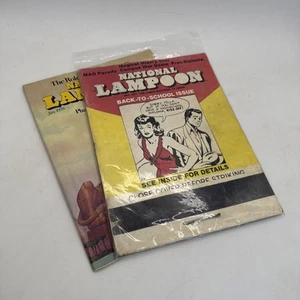 NATIONAL LAMPOON Vol 1 #19 (Oct 1971 & 1978) Back-to-School issue, Mad - Picture 1 of 3
