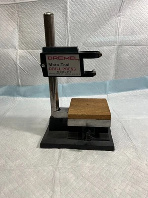 Dremel Moto инструмент верстак верхний сверла пресс стойка модель 210 вращающийся инструмент винтажный EUC - Изображение 1 из 4