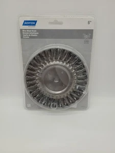 Norton 6" Drahtradbürste für Schleifmaschine, 39014 - Bild 1 von 7