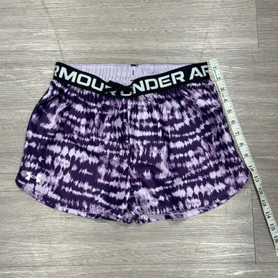 Under Armour Shorts Youth Large /purple athletic kids unisex - Image 1 of 4