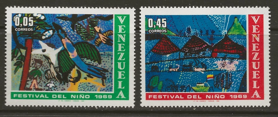 Venezuela 1969. Serie Día del Niño. Juego. Sin usar Foto 1 de 1