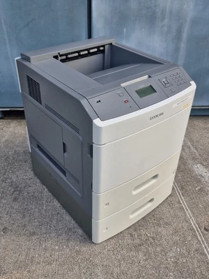 Lexmark T654dn Mono Laser Printer 2-Tray Duplex Network USB – Untested - Image 1 of 4