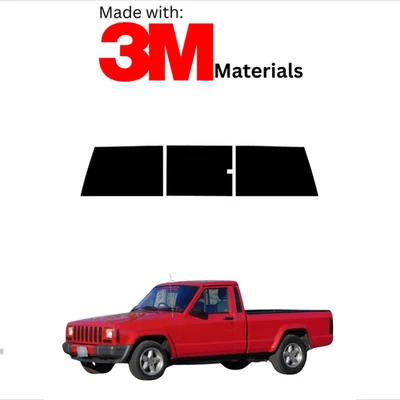 Kit de tinte de ventana precortado para Jeep Comanche 90-92 color estable cerámica hecho con 3M Foto 1 de 4