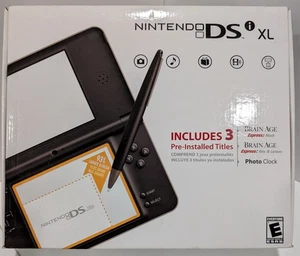 Nintendo DSi XL Schwarz Original Box + Papiere und Stylus OHNE SYSTEM 2010 - Bild 1 von 11