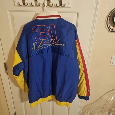 Chaqueta de Colección Chase Authentics Nascar Mike Skinner 31 Aislada Azul Amarillo L Foto 1 de 4