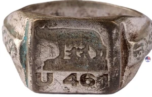 U461 Wolf of Capitol U-Boot WW2 German Ring Marine U-Boot Kriegsmarine - Bild 1 von 15
